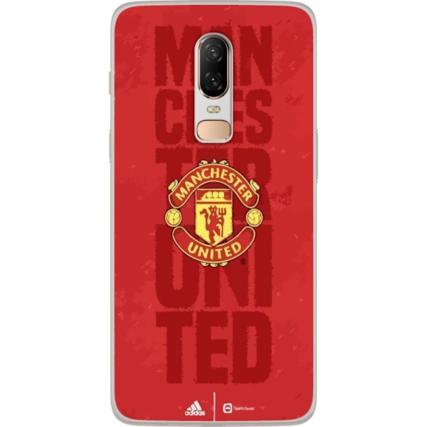 OnePlus 6 Läpinäkyvä kuori Manchester United