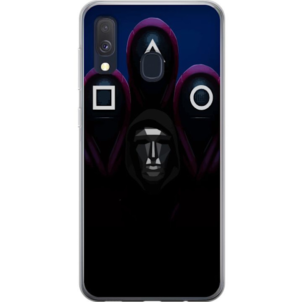 Samsung Galaxy A40 Läpinäkyvä kuori Squid Game Kausi 3 Uudet Ikoni Suosittu Sarja TV Motiivi Aasialainen Draama Trendikäs Graafinen Suunnittelu