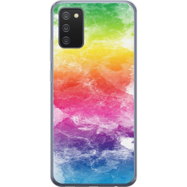 Samsung Galaxy A02s Gennemsigtig cover Vandfarvet Fade