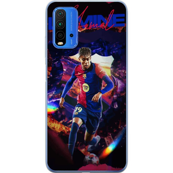 Xiaomi Redmi 9T Läpinäkyvä kuori Yamal Rising Talent FC Barcelona Pelaaja Nuori Jalkapalloilija Suosittu Motiivi Urheilu Espanja Lahjakkuus