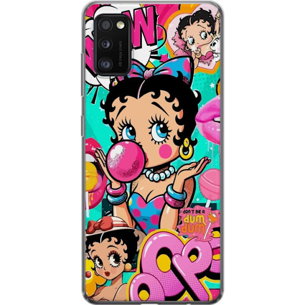 Samsung Galaxy A41 Genomskinligt Skal Betty Boop