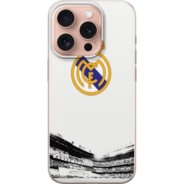 Apple iPhone 16 Pro Läpinäkyvä kuori Real Madrid