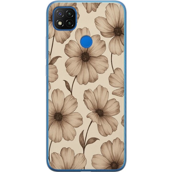 Xiaomi Redmi 9C Genomskinligt Skal Pastel Rush