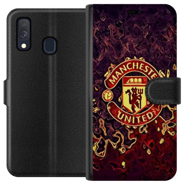 Samsung Galaxy A40 Lommeboketui Manchester United