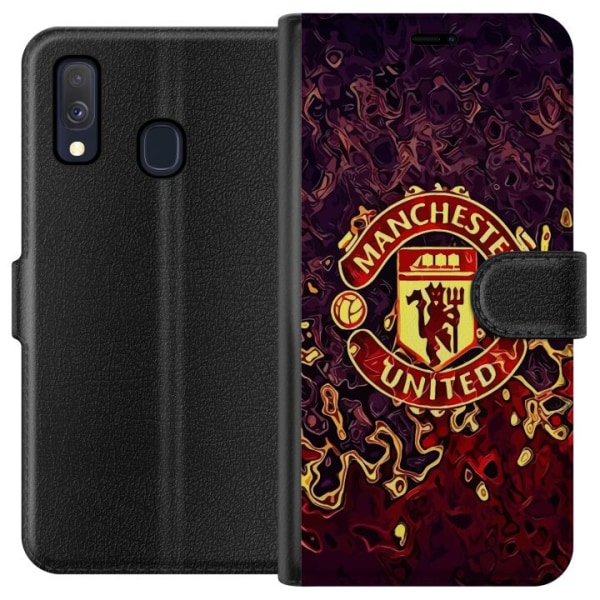 Samsung Galaxy A40 Tegnebogsetui Manchester United