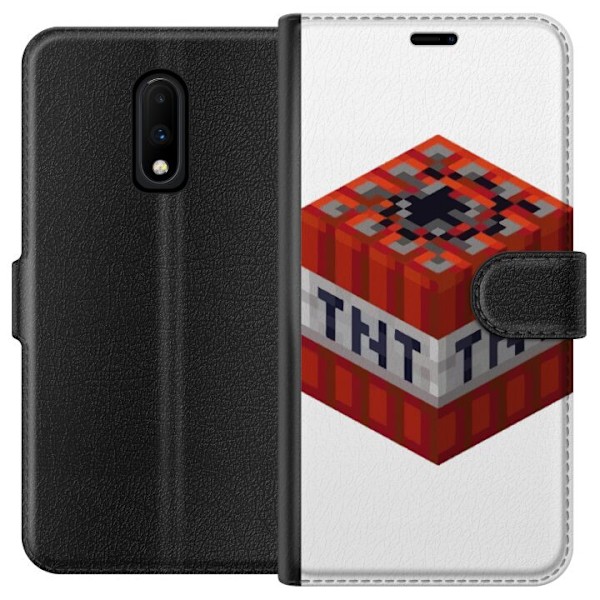 OnePlus 7 Tegnebogsetui Minecraft TNT