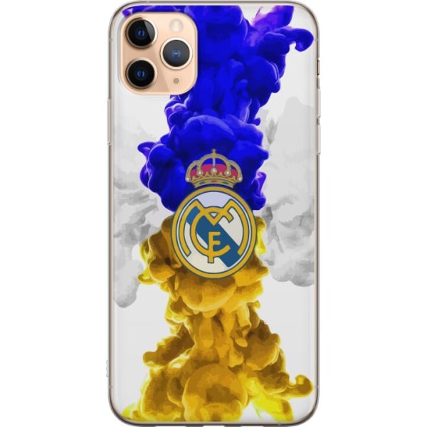 Apple iPhone 11 Pro Max Genomskinligt Skal Real Madrid Färger