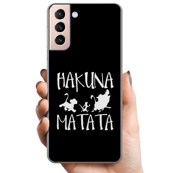 Samsung Galaxy S21 TPU Mobildeksel Hakuna Matata