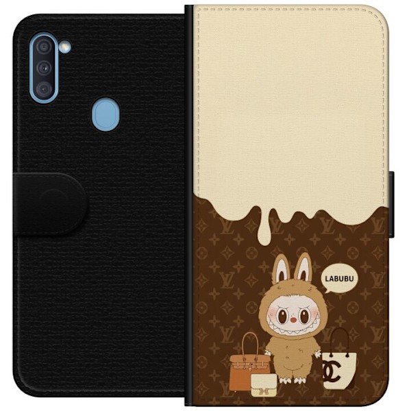Samsung Galaxy A11 Lompakkokotelo Labubu Blue Chill - Sinisen