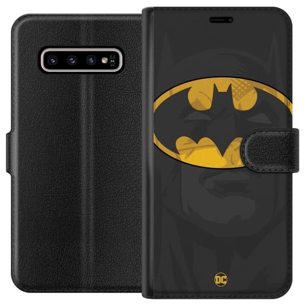 Kompatibelt Lommeboketui til Samsung Galaxy S10+ Batman