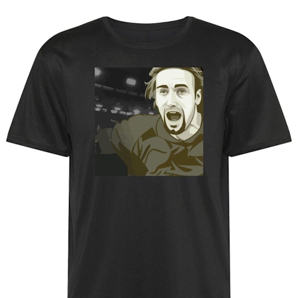 Trænings T-shirt | Sport T-shirt til Voksen Gabriel Batistuta sort 3X-Large