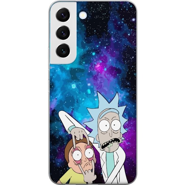 Samsung Galaxy S22+ 5G Läpinäkyvä kuori Rick ja Morty