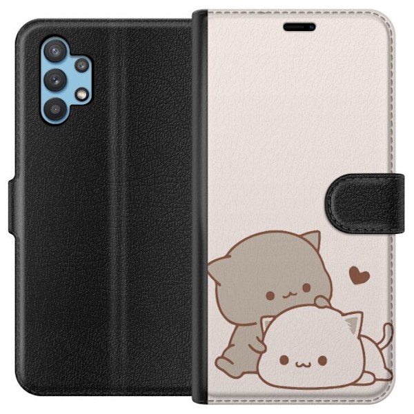 Samsung Galaxy A32 5G Lommeboketui Kawaii Søte Katter