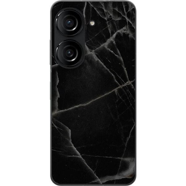 Asus Zenfone 10 Gjennomsiktig deksel Svart marmor