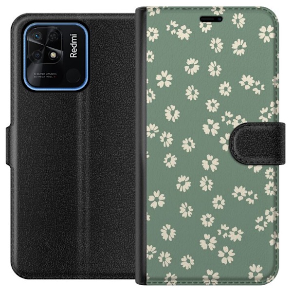 Xiaomi Redmi 10C Plånboksfodral Blomsterdröm – färgglatt blommönster