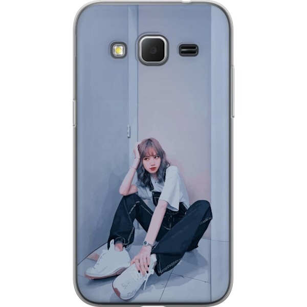 Samsung Galaxy Core Prime Läpinäkyvä kuori Lisa from Blackpink – K-pop Style Icon