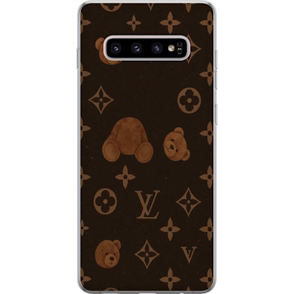 Samsung Galaxy S10+ Gjennomsiktig deksel Plush Luxe