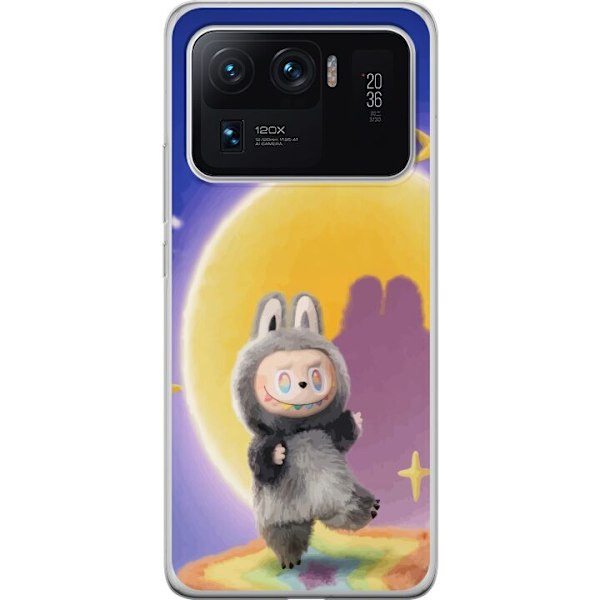 Xiaomi Mi 11 Ultra Läpinäkyvä kuori Labubu Neon Pop - Neonväri pop-taiteen hirviö