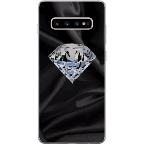 Samsung Galaxy S10+ Gjennomsiktig deksel Silke Diamant