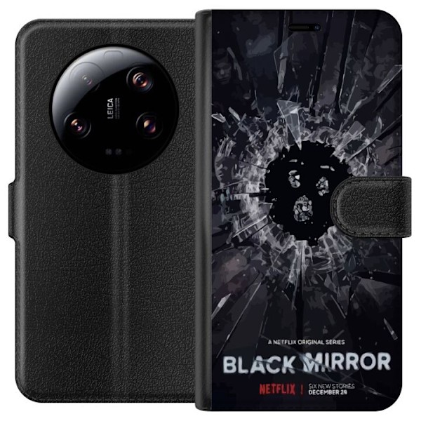 Xiaomi 13 Ultra Lompakkokotelo Black Mirror Sci-Fi Netflix -sa