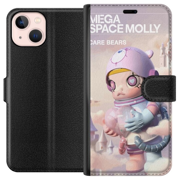 Apple iPhone 13 Lompakkokotelo Mega Space Molly Care Bears Series - Share Bear Edition