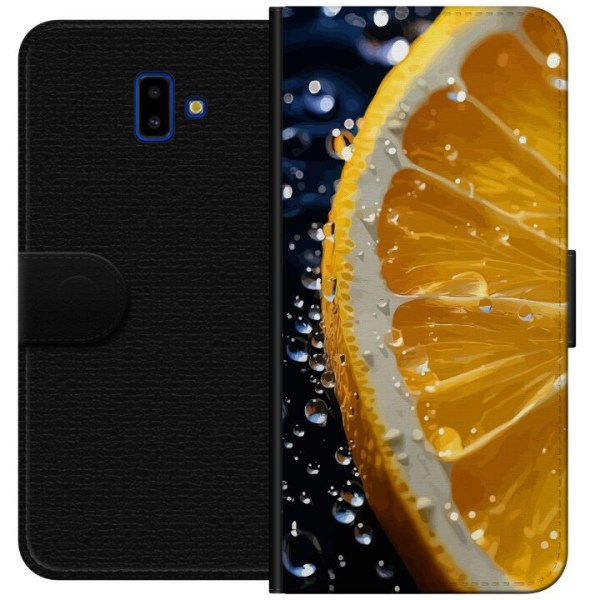 Samsung Galaxy J6+ Lommeboketui Appelsin