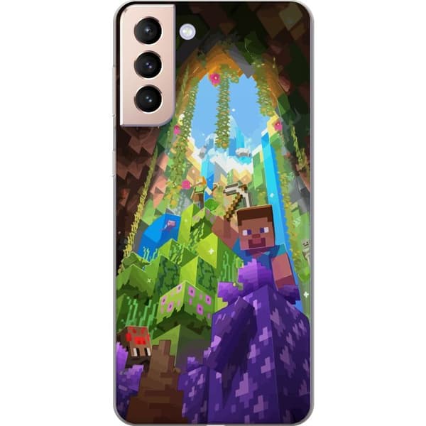 Kompatibelt Mobildeksel til Samsung Galaxy S21 Minecraft