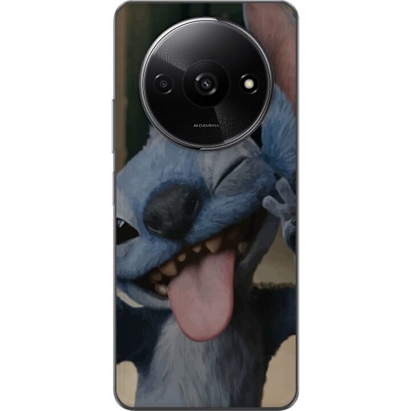 Xiaomi Redmi A3 Genomskinligt Skal Stitch Söt Alien – Blå Favorit från Yttre Rymden