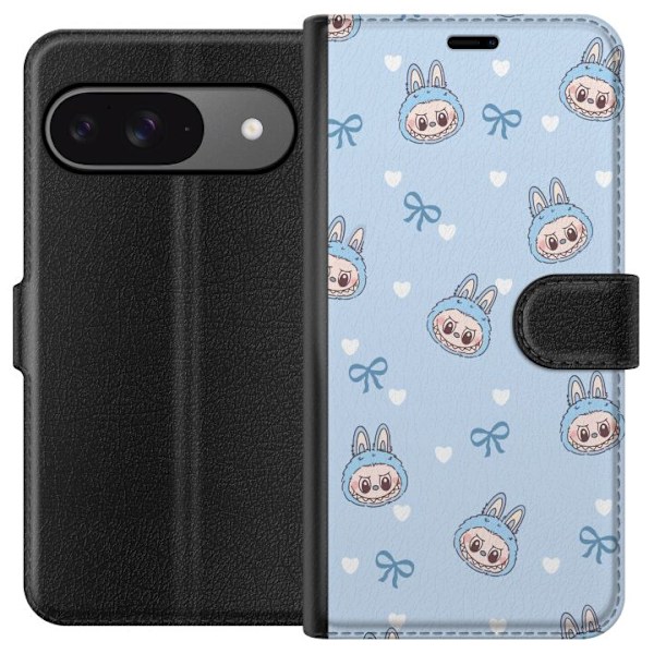 Google Pixel 9 Pro Lompakkokotelo Labubu Tuli Henki