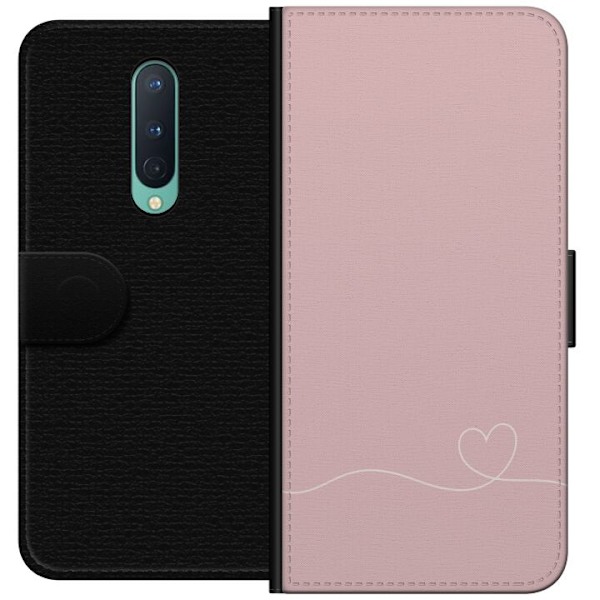 OnePlus 8 Plånboksfodral Rosa Hjärna Design