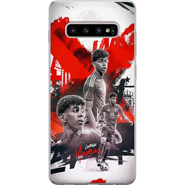 Samsung Galaxy S10+ Läpinäkyvä kuori Lamine Yamal