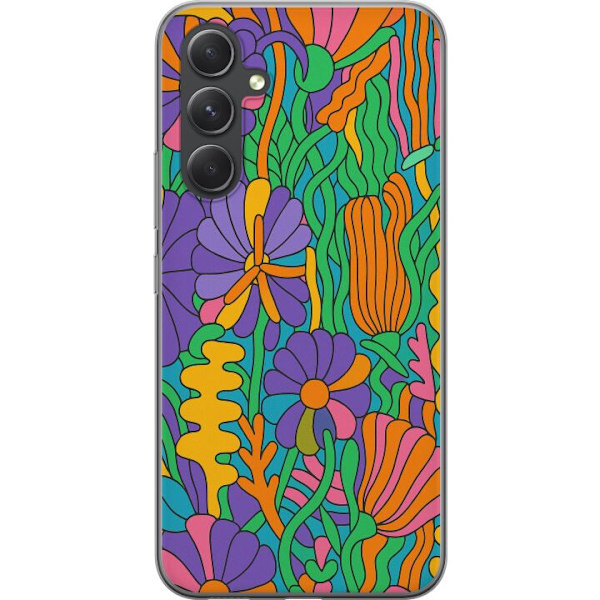 Samsung Galaxy S24 Gennemsigtig cover Farveeksplosion