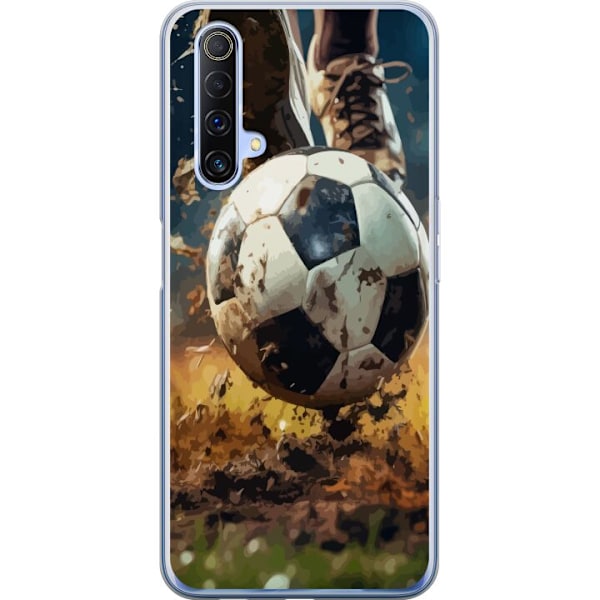 Realme X50 5G Gjennomsiktig deksel Fotball