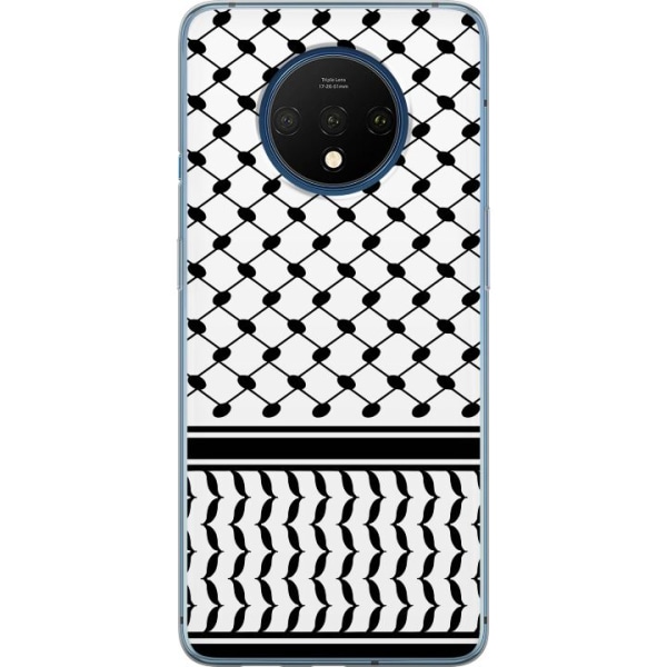 OnePlus 7T Gennemsigtig cover Keffiyeh mønster