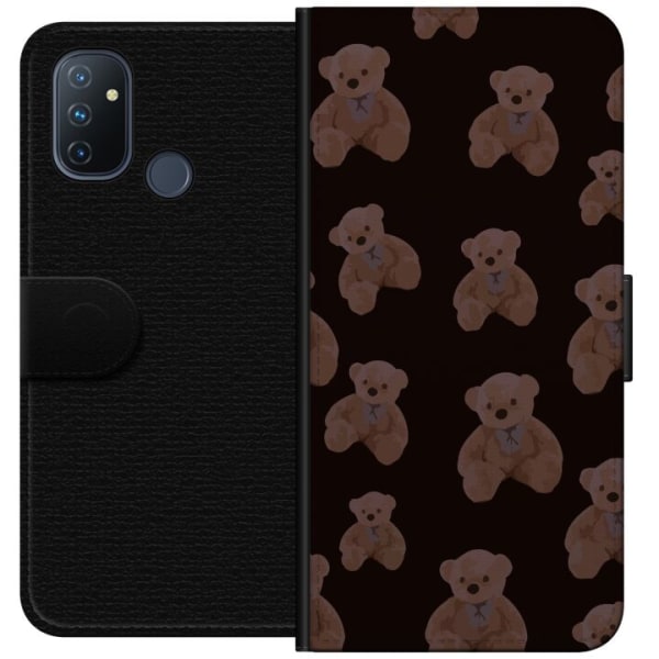 OnePlus Nord N100 Plånboksfodral En björn flera björnar
