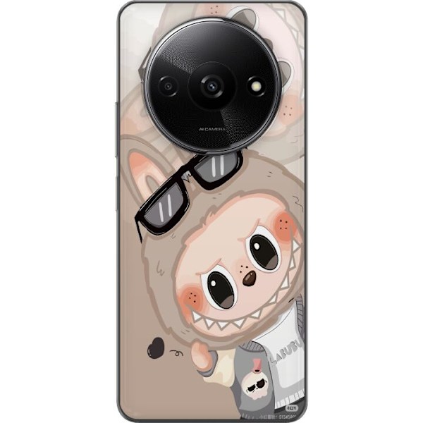 Xiaomi Redmi A3 Läpinäkyvä kuori Labubu Rainbow Chaos