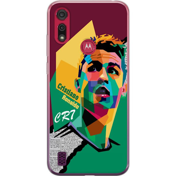 Motorola Moto E6s (2020) Läpinäkyvä kuori Ronaldo