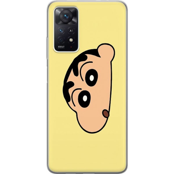 Xiaomi Redmi Note 11 Pro 5G Genomskinligt Skal Peeking Shincha