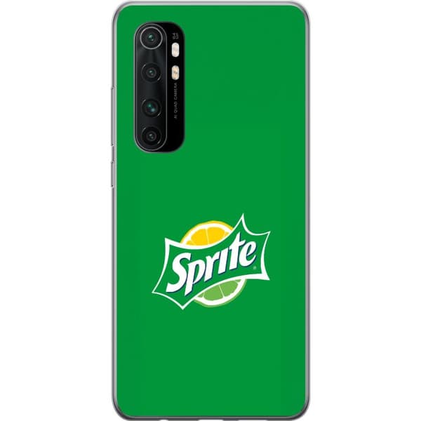 Kompatibelt Mobildeksel til Xiaomi Mi Note 10 Lite Minimalistisk sitrusbrus-inspirert design grønn