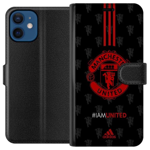 Kompatibelt Plånboksfodral till Apple iPhone 12 Manchester United