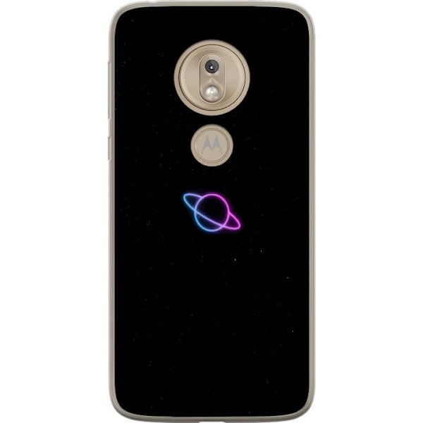 Motorola Moto G7 Play Gennemsigtig cover Space