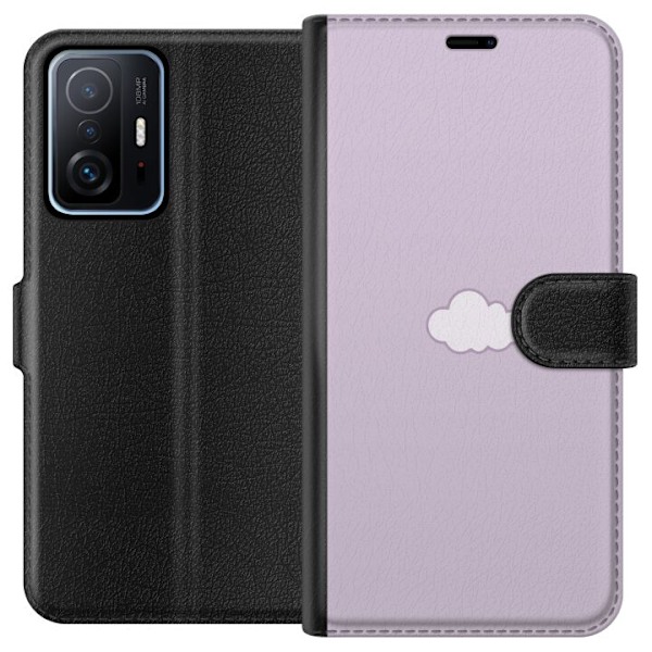Xiaomi 11T Plånboksfodral Lila Moln – minimalistiskt moln p