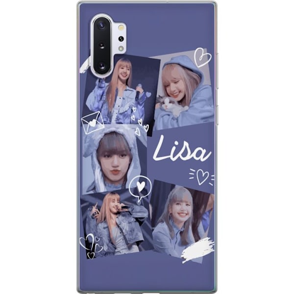 Samsung Galaxy Note10+ Genomskinligt Skal Lisa Blackpink – Aesthetic K-pop Queen