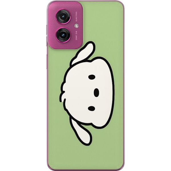 Motorola Moto G55 Gennemsigtig cover Snoopy Flip