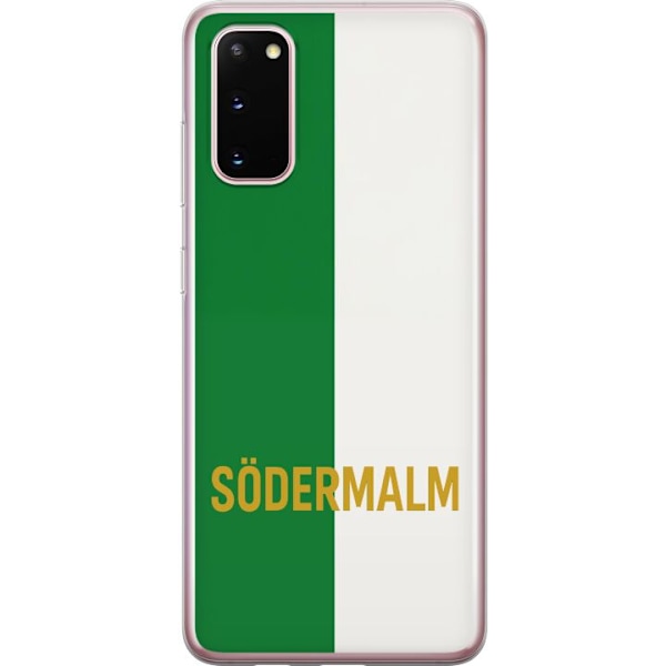 Samsung Galaxy S20 Läpinäkyvä kuori Södermalm - jalkapallo