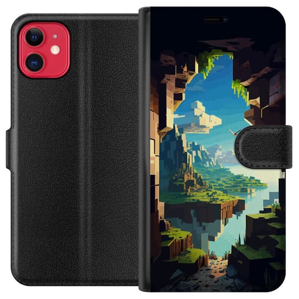Yhteensopiva Lompakkokotelo Apple iPhone 11 Minecraft