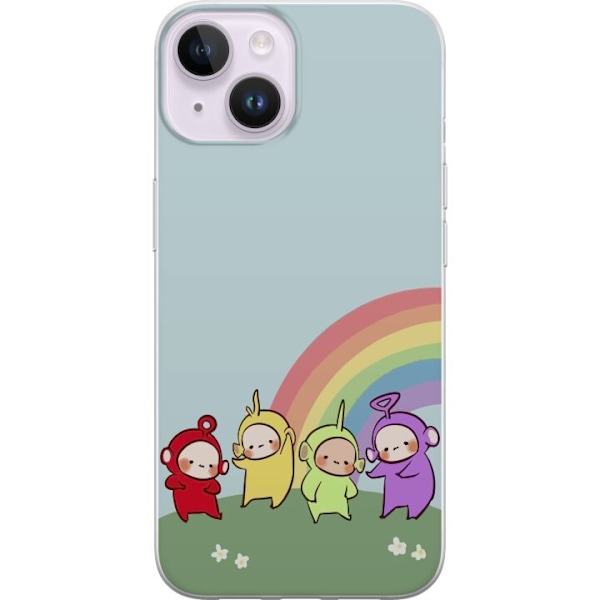 Apple iPhone 15 Plus Gennemsigtig cover Teletubbies