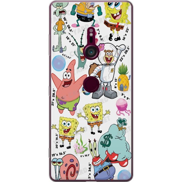 Sony Xperia XZ3 Genomskinligt Skal SpongeBob SquarePants