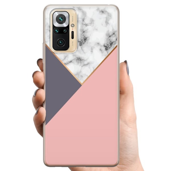 Xiaomi Redmi Note 10 Pro TPU Mobilcover Marmor Skæring