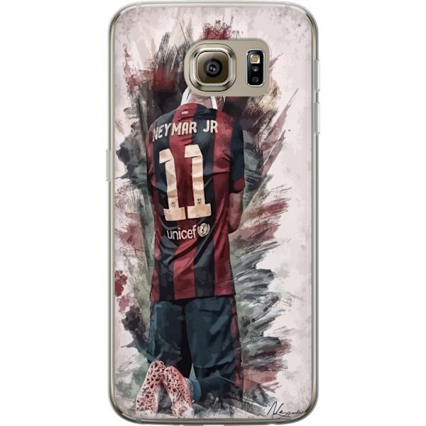 Samsung Galaxy S6 Läpinäkyvä kuori Neymar